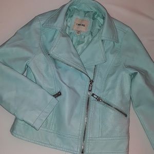 Girls faux leather jacket